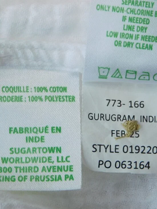 Lilly Pulitzer Kwitney Embroidered Long Sleeve Coverup | Gauze | Prep | EUC | M - Picture 8 of 9